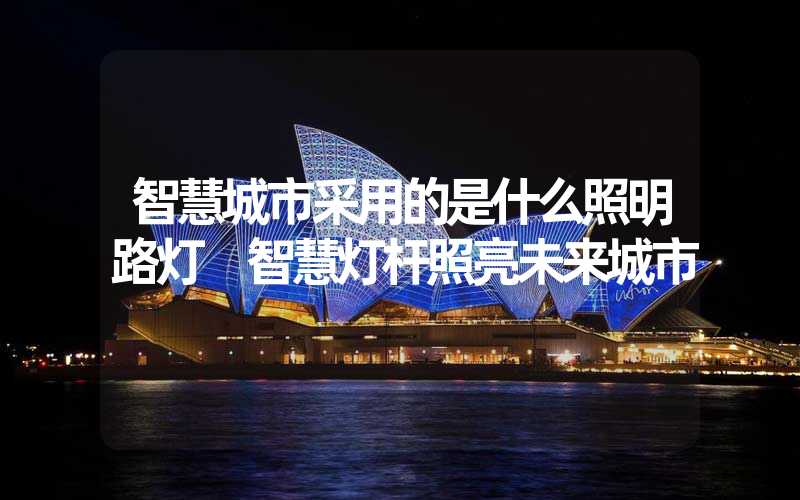 智慧城市采用的是什么照明路灯 智慧灯杆照亮未来城市